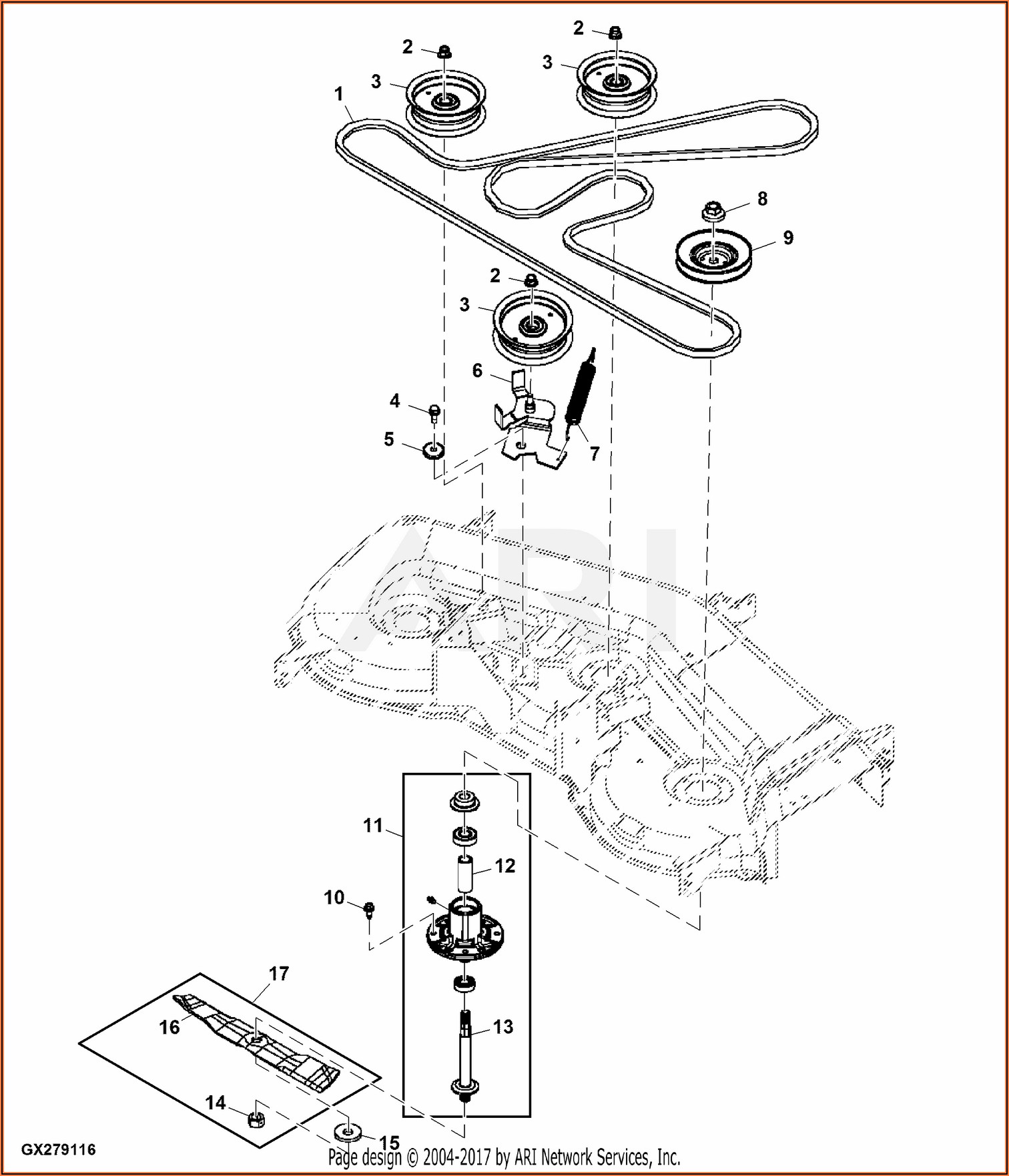 John Deere D170 Deck Belt Diagram Diagrams Resume Tem Vrogue Co