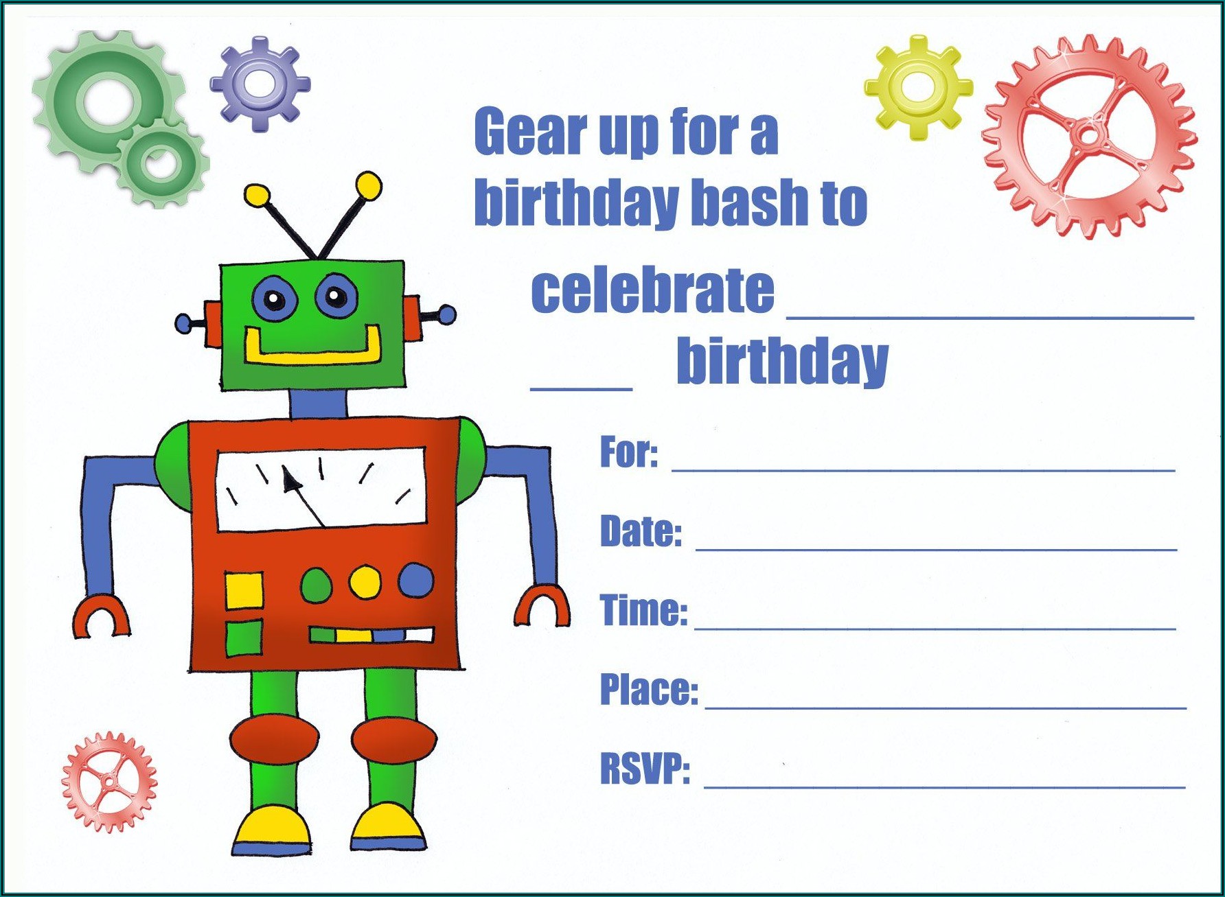 Free Printable Birthday Invitation Templates Boy Printable Templates Free