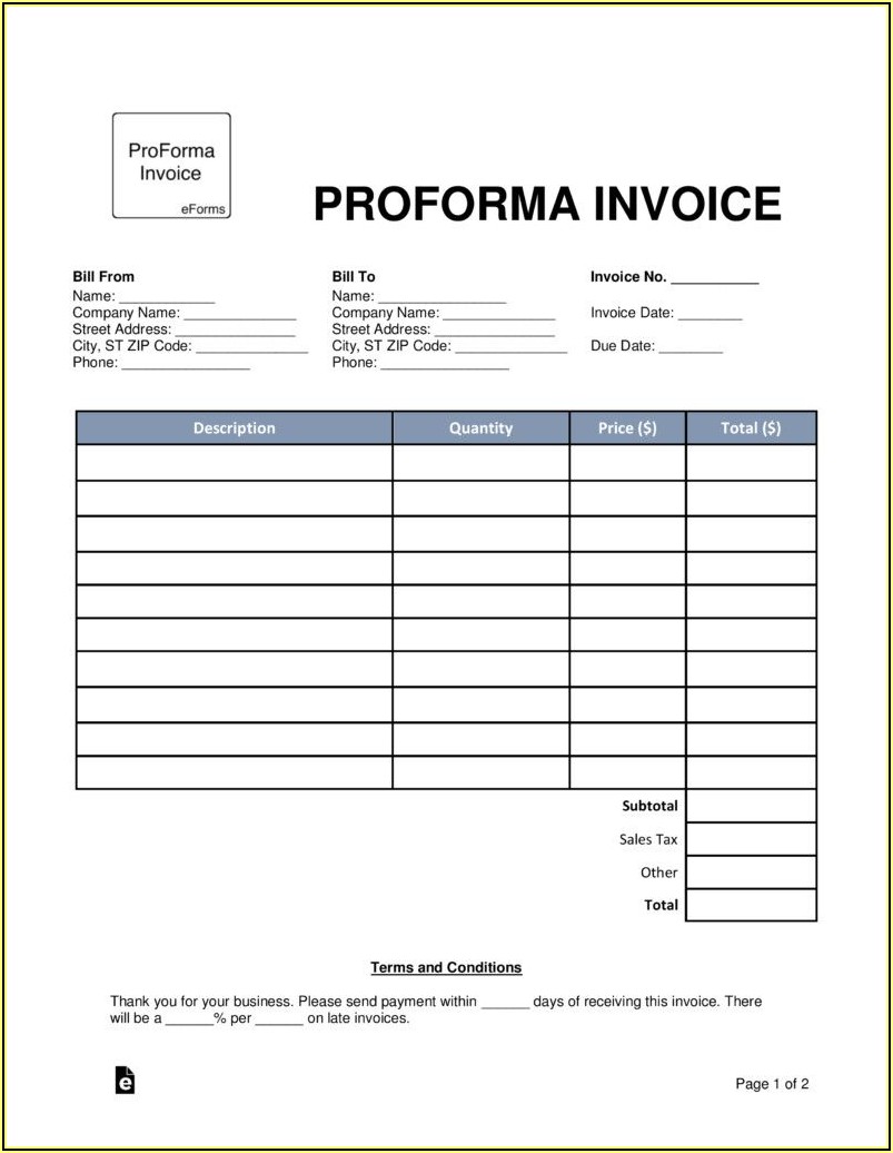  Proforma Invoice Meaning In Marathi Invoice Resume Template 