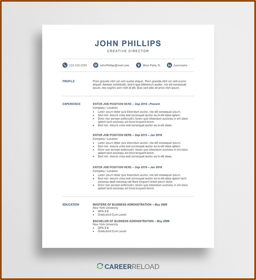  Cv Templates Free Download Word Document In Sri Lanka Resume Resume 