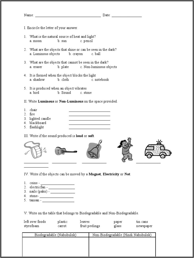 Grade 4 Science Worksheet Pdf On Animals For Science Grade 4 Science 