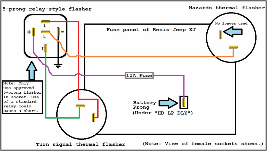 5 Pin Flasher Relay Wiring Diagram