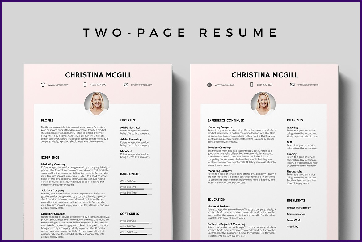 Free Cv Template Word Free Download 2021 Hoprobot