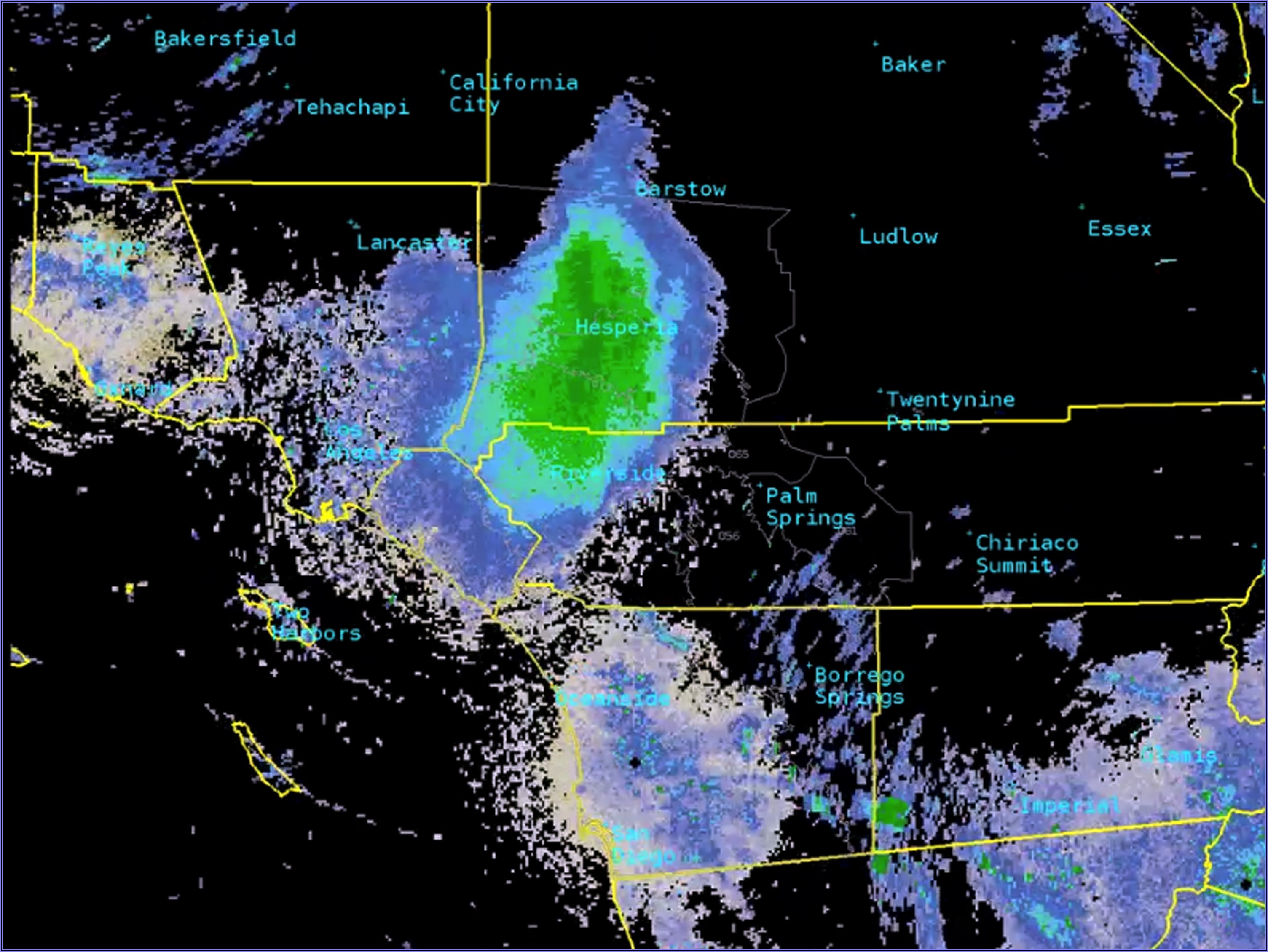 Southern California Live Weather Doppler Maps Resume Template