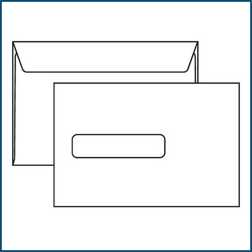 Envelope With Window Template