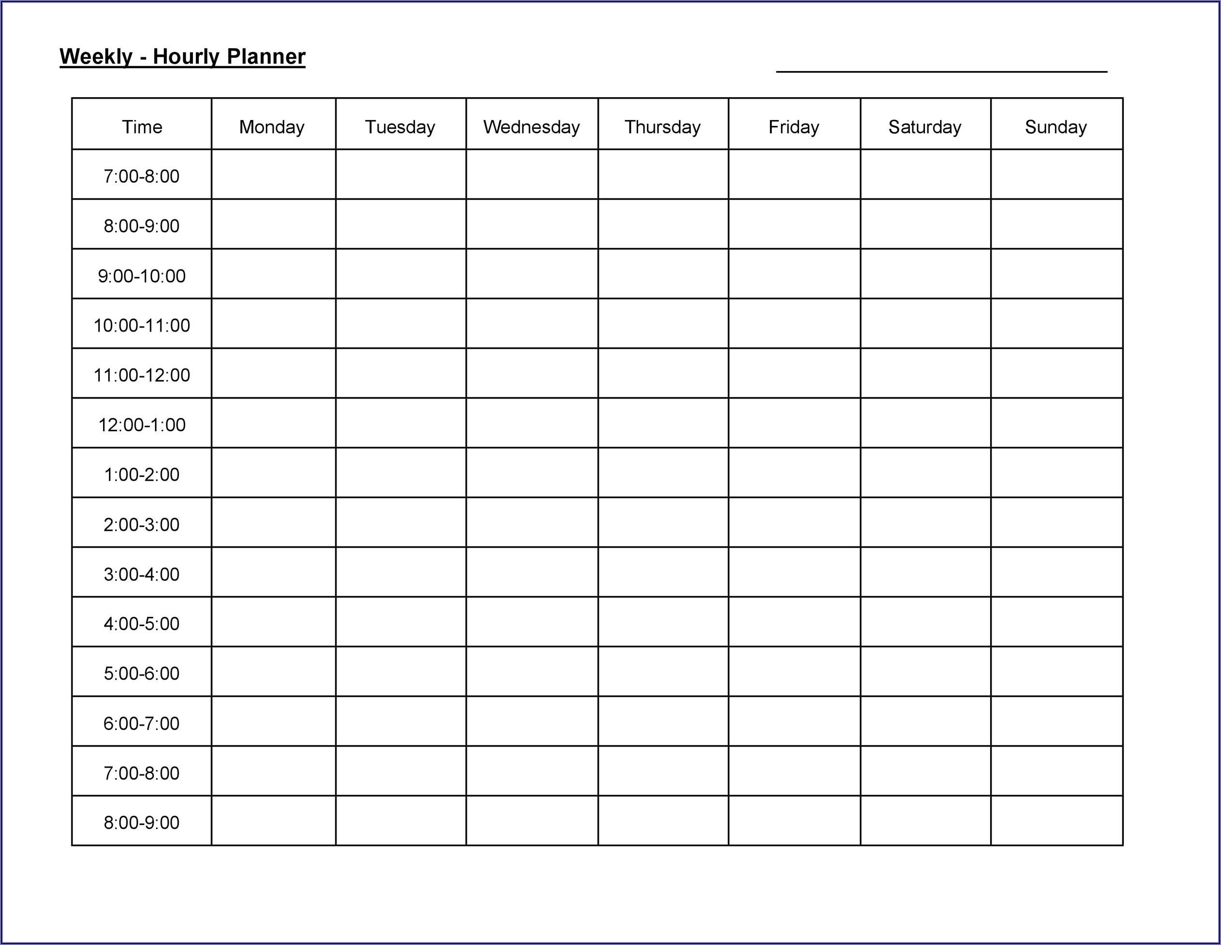 Work Schedule Format Word Templates Resume Template Collections 