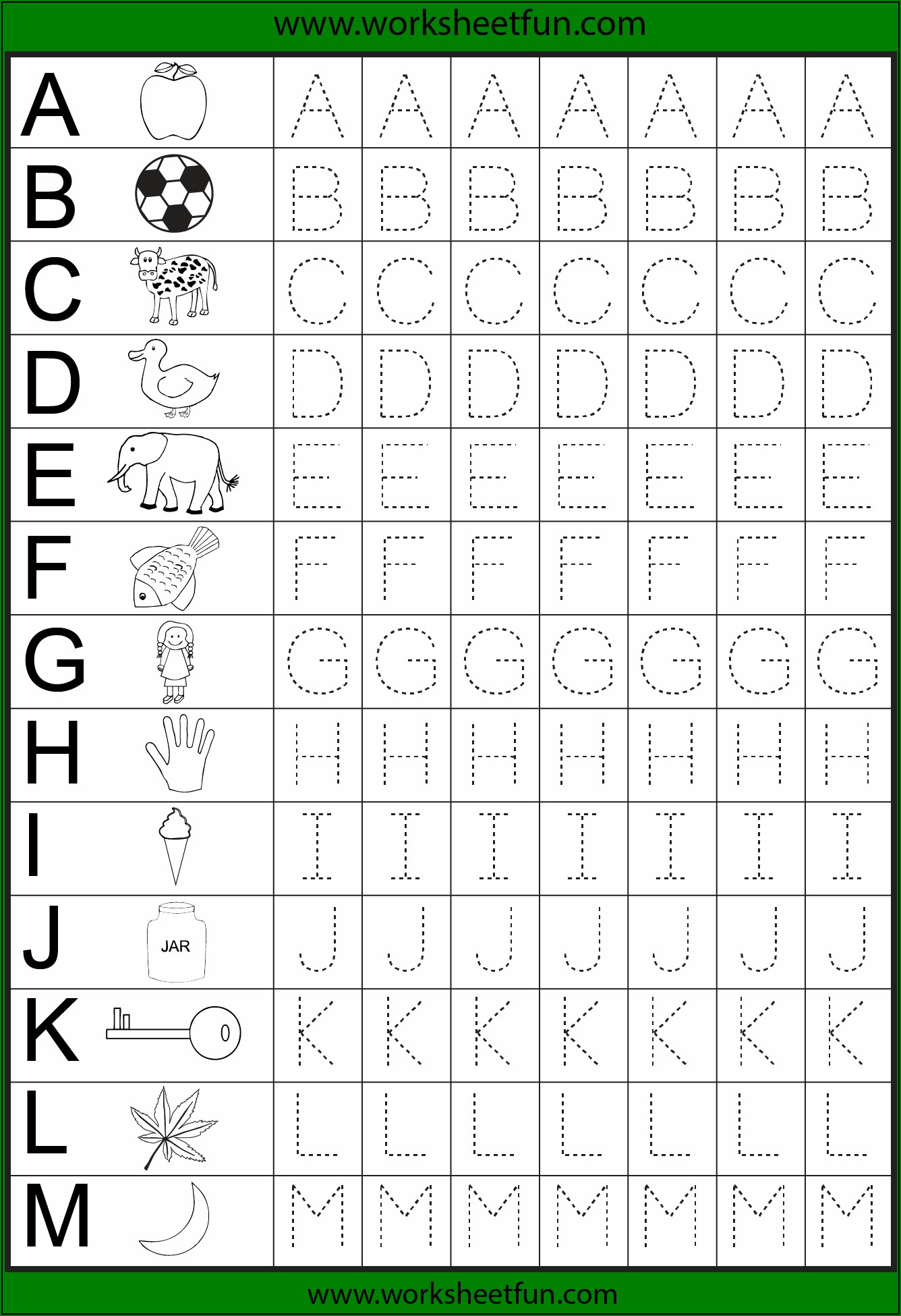 Worksheets For Kindergarten Writing Alphabet Worksheet Resume 