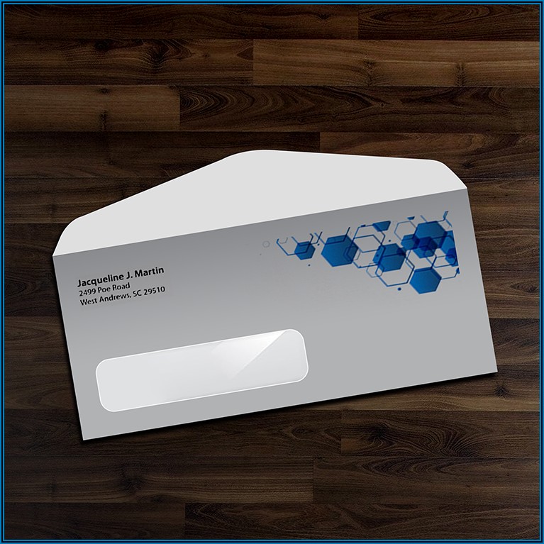6x9 Window Envelope Template Envelope : Resume Template Collections #