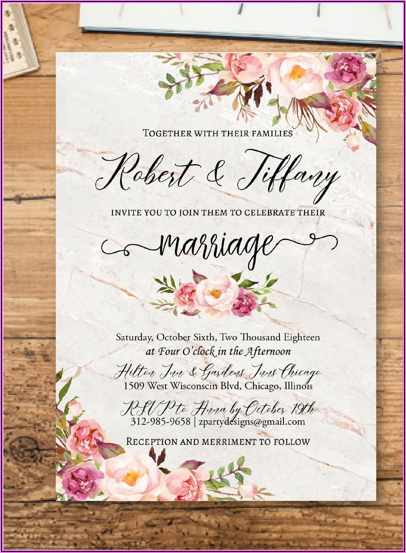 Online Wedding Invitation Templates With Photo Invitations Resume 