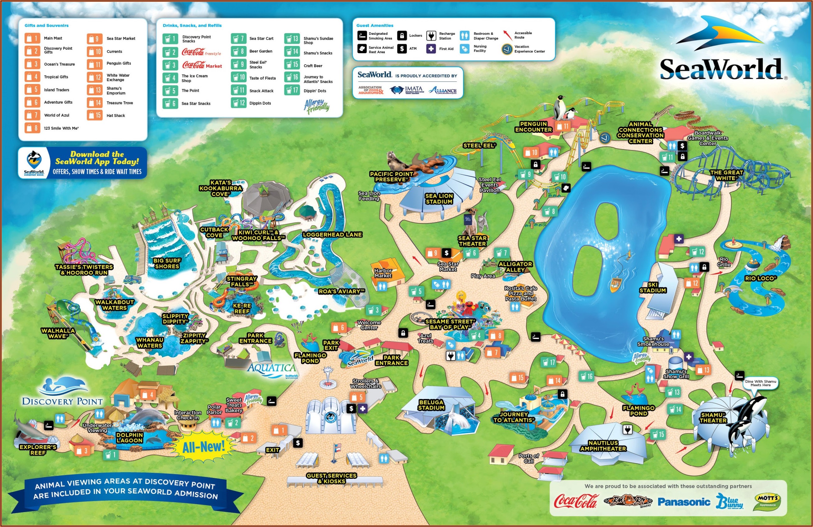 Seaworld San Diego Map 2019 Pdf Maps Resume Template Collections 