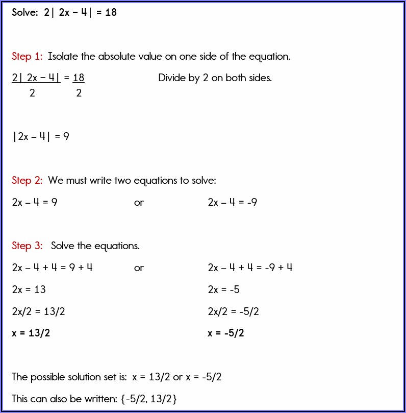 Solving Linear Inequalities Worksheet Answer Key Worksheet Resume Template Collections 