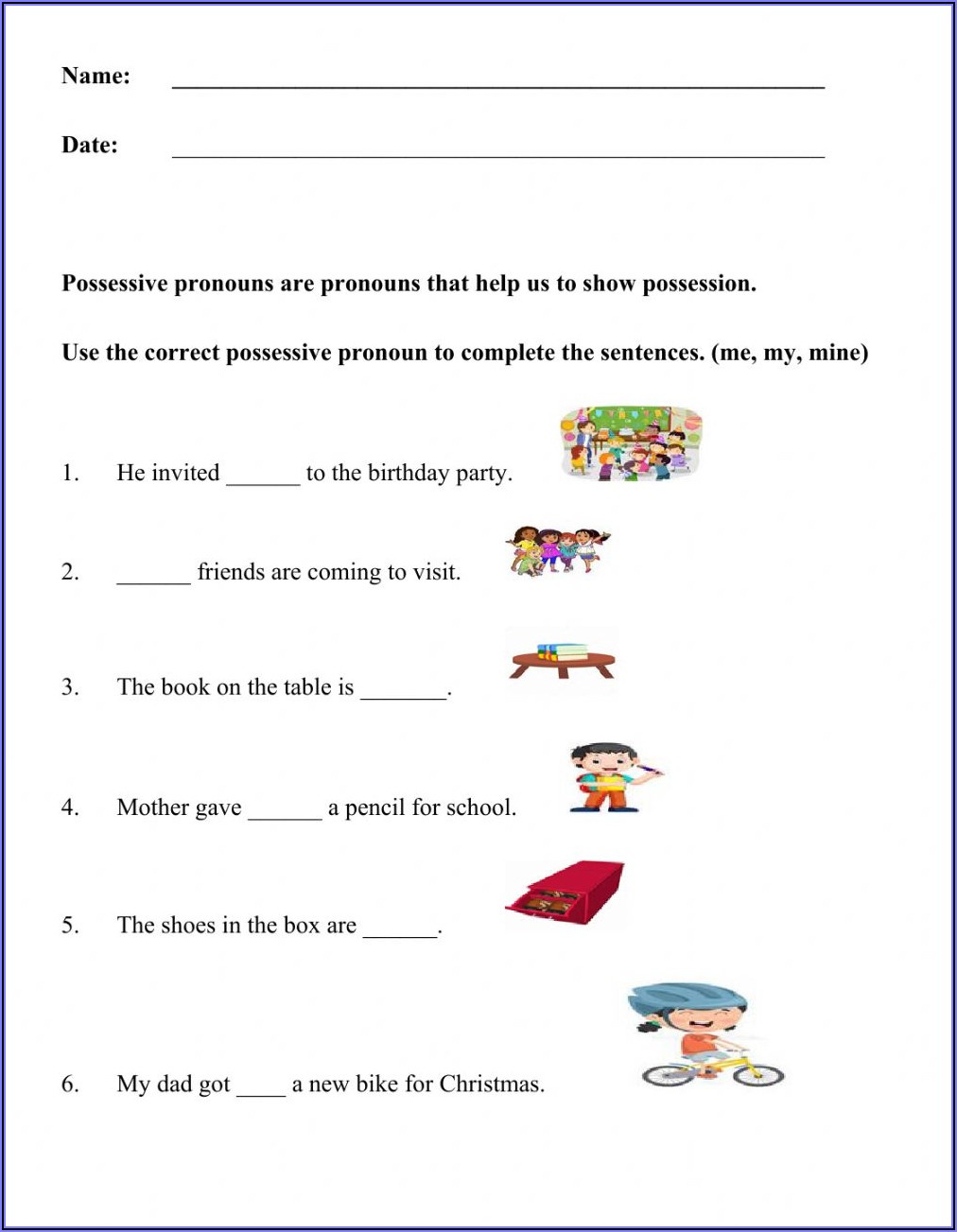 Possessive Pronouns Worksheet For Grade 2 Pdf Worksheet Resume Template Collections XQPk9QjBEe
