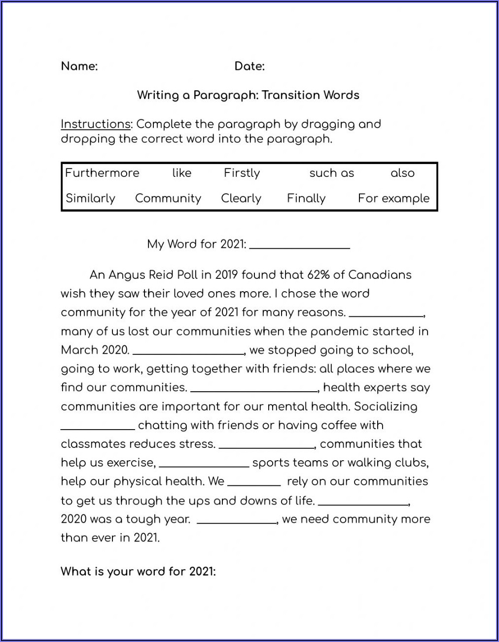 Transition Words Worksheet 1st Grade Worksheet Resume Template 