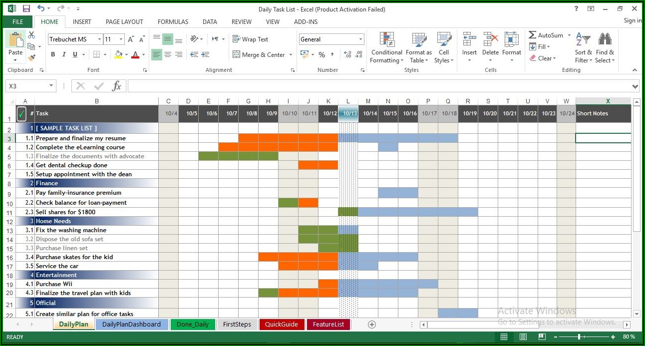 Weekly Task Excel Template Templates Resume Template Collections 