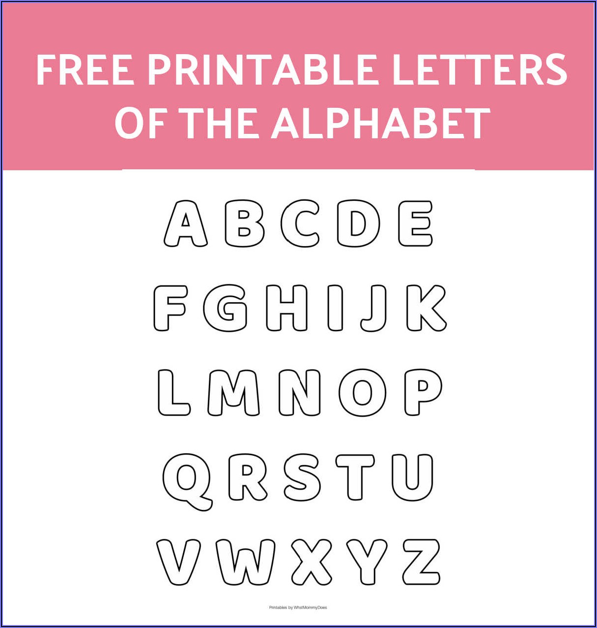 Free Printable Alphabet Letters For Bulletin Boards Letter Resume 