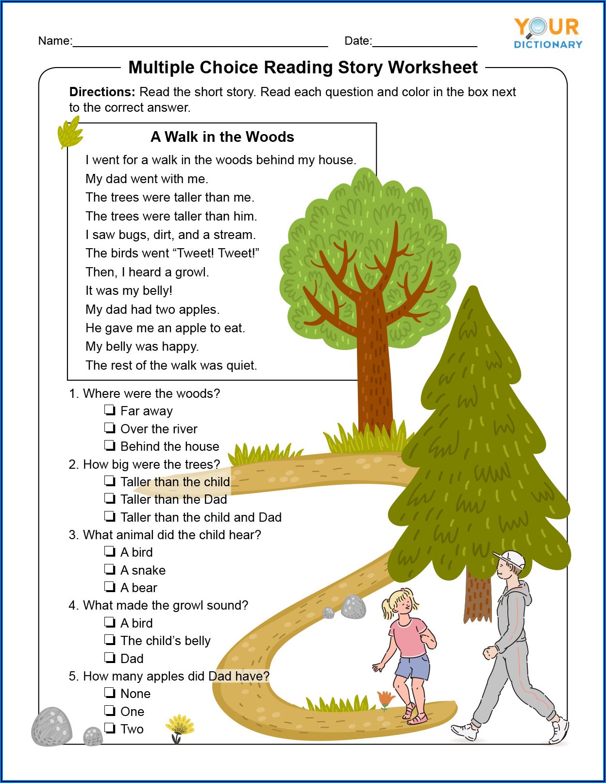 Small Comprehension Passages For Grade 5 With Questions And Answers Worksheet Resume 